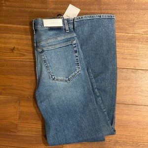Re/Done Women's Straight Leg Jeans - Blue